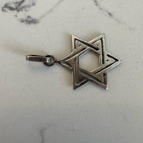 Star of David Sterling Silver Pendant - Picture 4 of 6